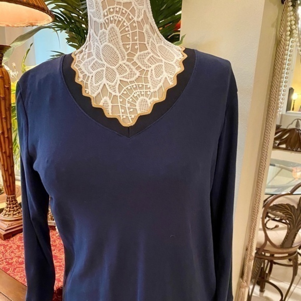 🌸CLEARANCE - Jones New York Blouse - C9💙🤎🧡